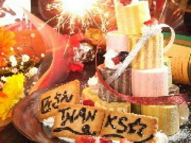 記念日・誕生日にデザートプレートをご用意