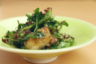 水ダコとクレソンのバルサミコ和え