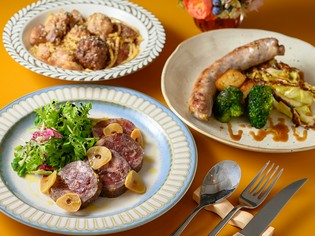 料理を構成する1つひとつがこだわりの食材