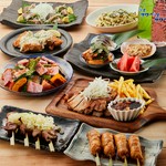 リーズナブルながら食べごたえ満点のコースです。