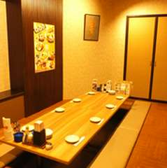 掘りごたつ席は貸し切り宴会でも活躍