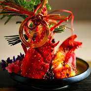 記念日、お祝い利用に大人気！伊勢海老造りなどサプライズもご用意しておりますので、お気軽にご相談ください。