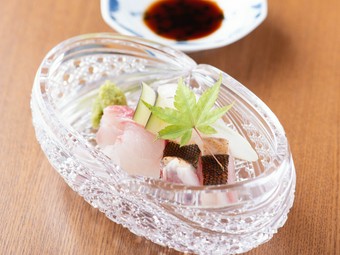 鮮度抜群　獲れたての海の幸を厳選した『造り』