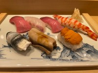 ・先付け
・刺身
・焼き物
・蒸し物
・にぎり
・椀物
・デザート