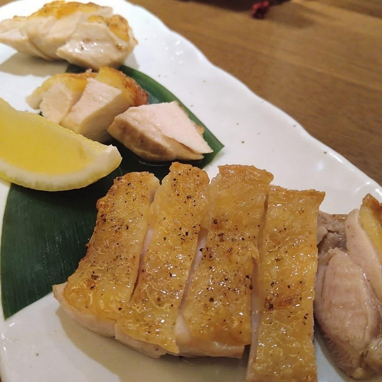 比内地鶏の塩焼き