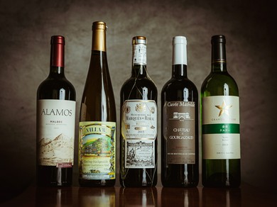 品揃えも豊富で、日替わりのグラスワインも430円〜とお得