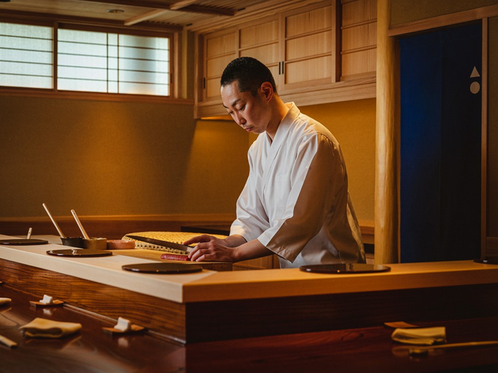 ただひたすらに、心をこめて一貫一貫を握る