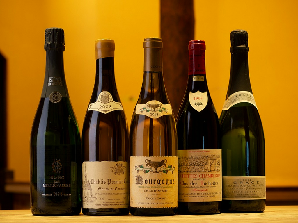 銀座ならではの銘醸ワインが揃います				