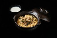 SPICE LAB TOKYOのシグネチャーメニューである、季節野菜のビリヤニなど全5品で構成したランチコース。