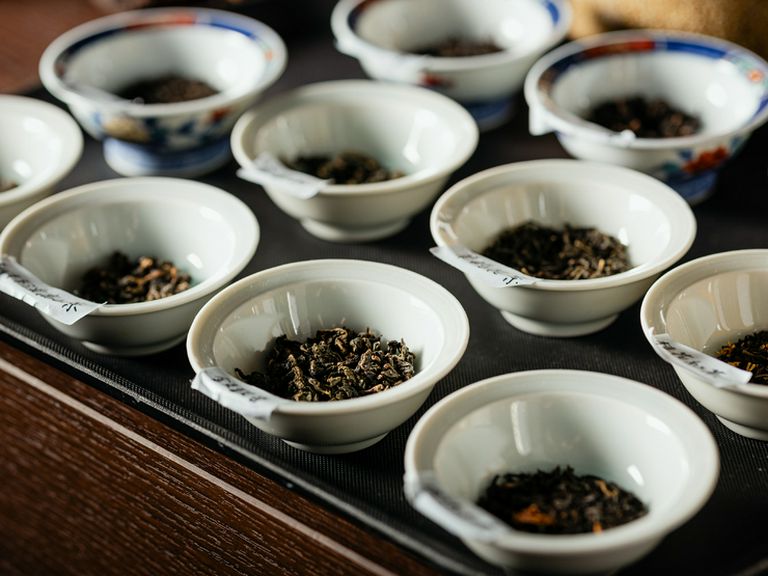 ノンアルコールは中国茶が充実。バラエテ ィ豊かに揃っている