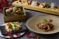 魚料理や肉料理をお好みで選択いただけるプリフィックス形式。贅沢に選ぶもよし、好きな食材から選ぶもよし。ご自身に合った料理をお選びください。
※写真はイメージです