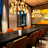 2種類の個室をご用意しております。
ご利用人数に応じてお選びください。

●Balcon（バルコン）　41㎡
最大14席

●Galerie (ギャラリエ)　 13/15㎡
最大6席
※2室ご用意がございます。