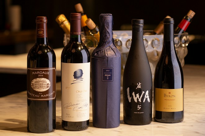 ワインにこだわっている