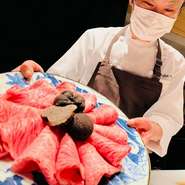 神戸牛のサーロイン　舌に残る余韻の深さは黒毛和牛でしか味わえないでしょう。	