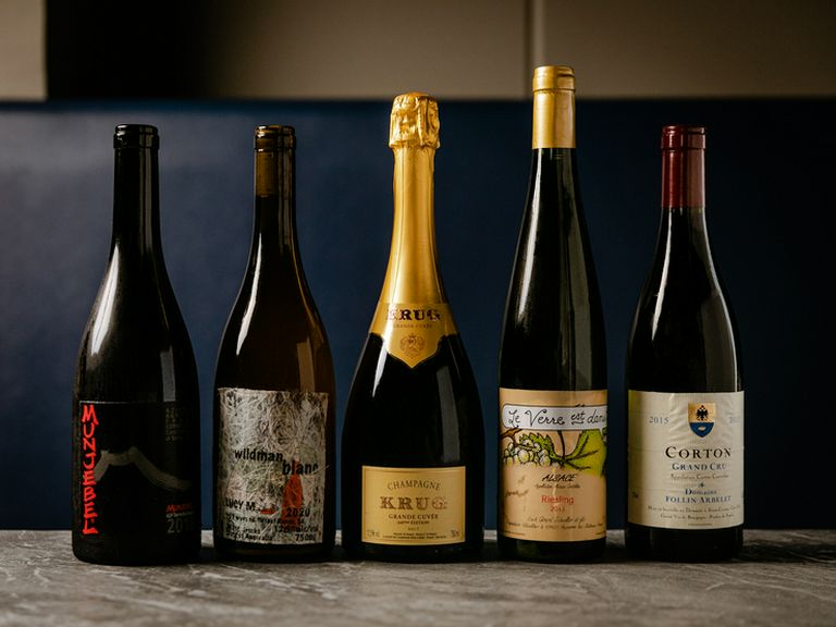 ワイン好きのシェフ自らの舌で選んだ多様性のある品揃え