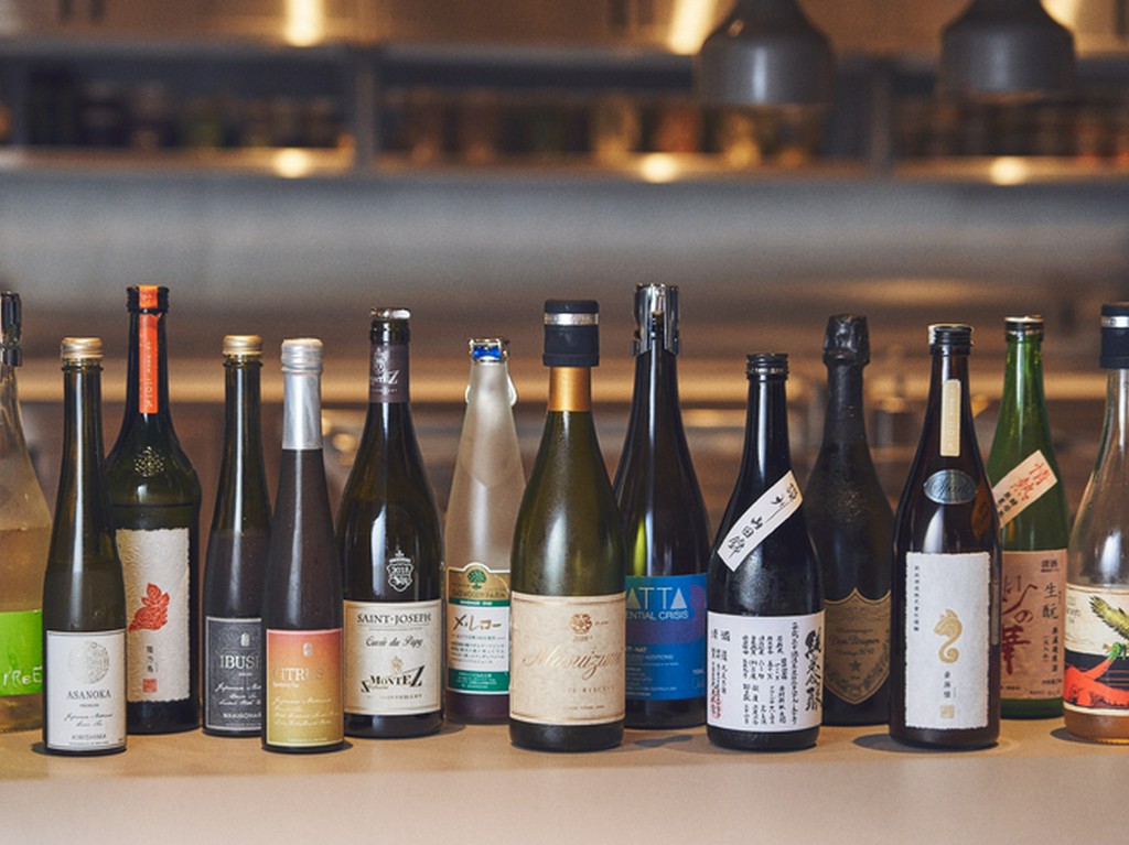 ワイン、日本酒、お茶など好みに合わせて臨機応変にペアリング