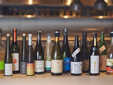 ワイン、日本酒、お茶など好みに合わせて臨機応変にペアリング