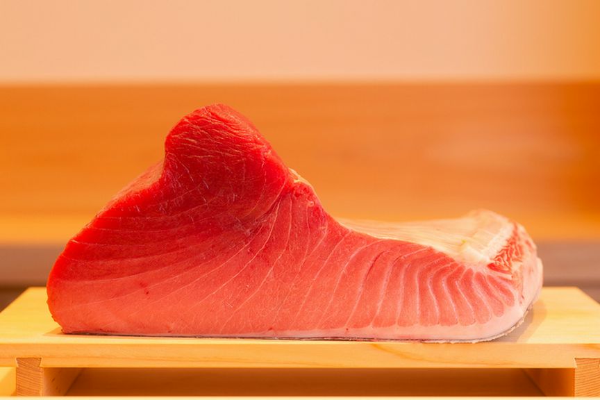 こだわりのマグロは「やま幸」から仕入れ				