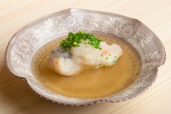 つまみの最後に出される『甘鯛のおろし煮』