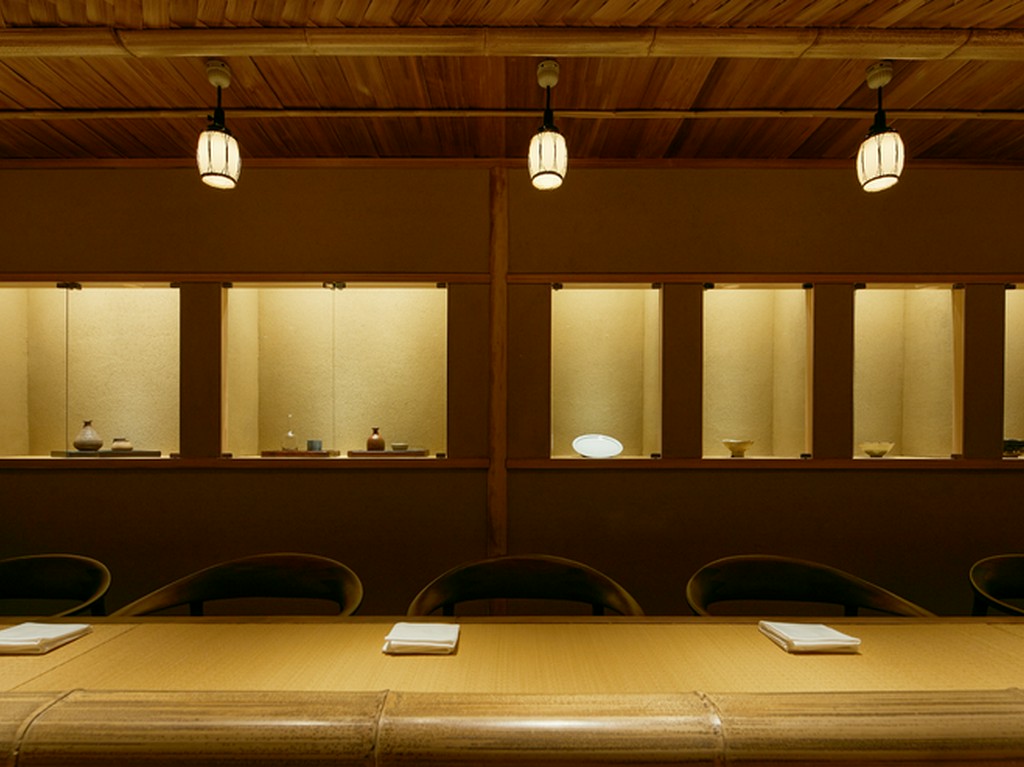 非日常を感じる、茶室や美術館の様な佇まい