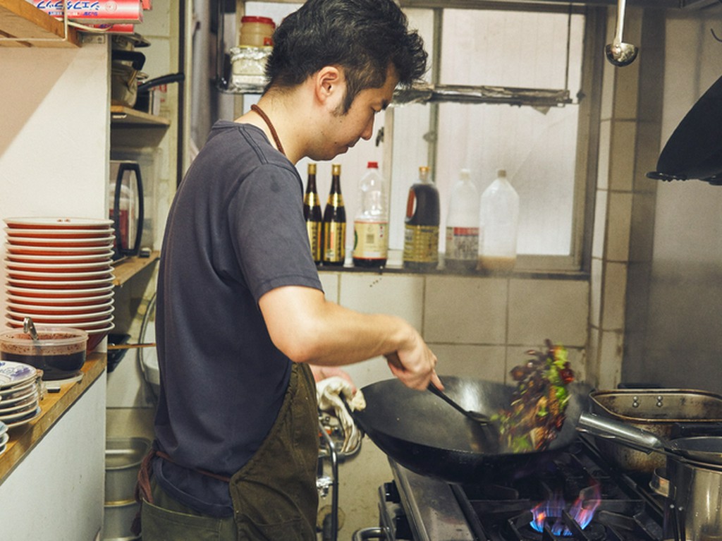 【神楽坂芝蘭】で料理長を務めていた江崎さん   
