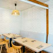 落ち着いて食事を楽しめる個室