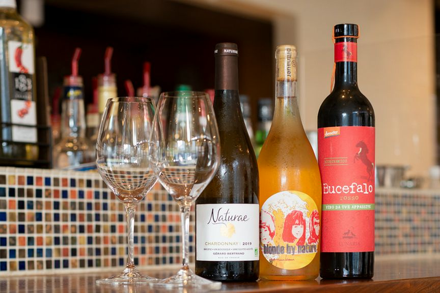 体に優しい自然派ワインが充実