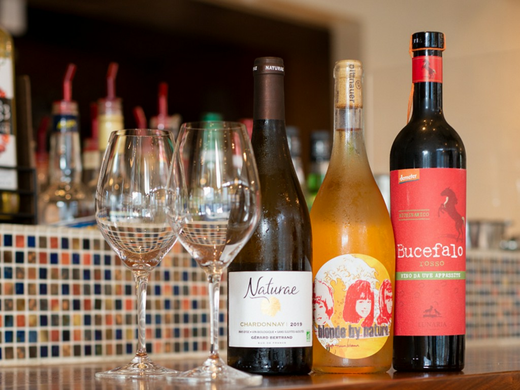 体に優しい自然派ワインが充実