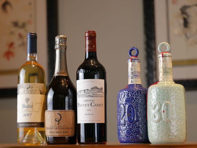 ソムリエが選ぶ厳選された紹興酒とワイン