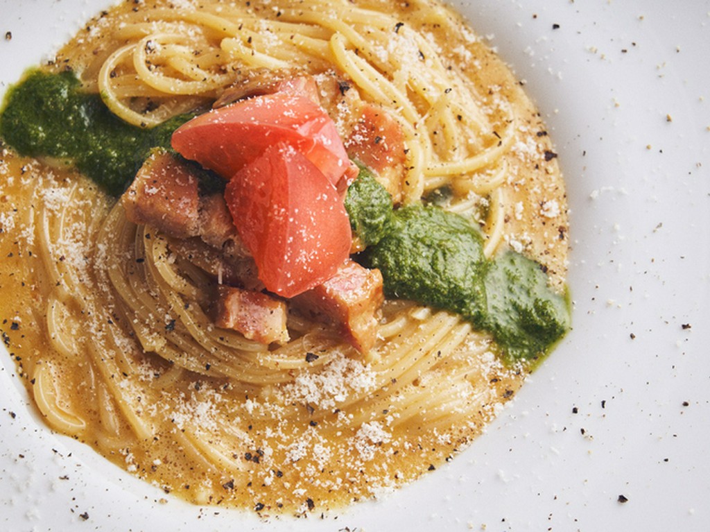 ジェノベーゼカルボナーラ