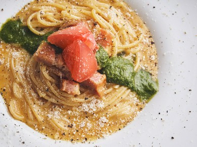 ジェノベーゼカルボナーラ