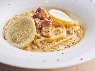 レモンのカルボナーラ