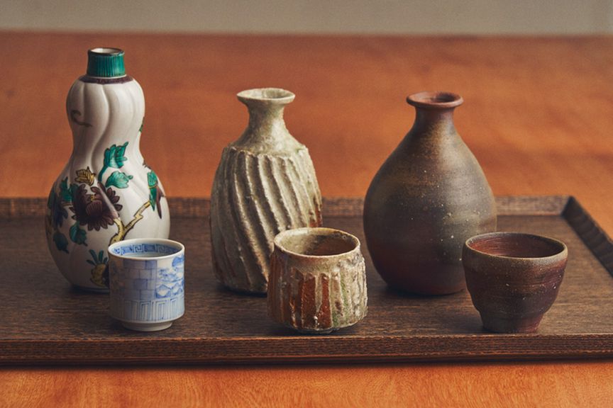 日本の迎賓館に相応しい、日本各地から揃えた器もご馳走