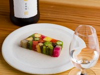 季節野菜のゼリー寄せ