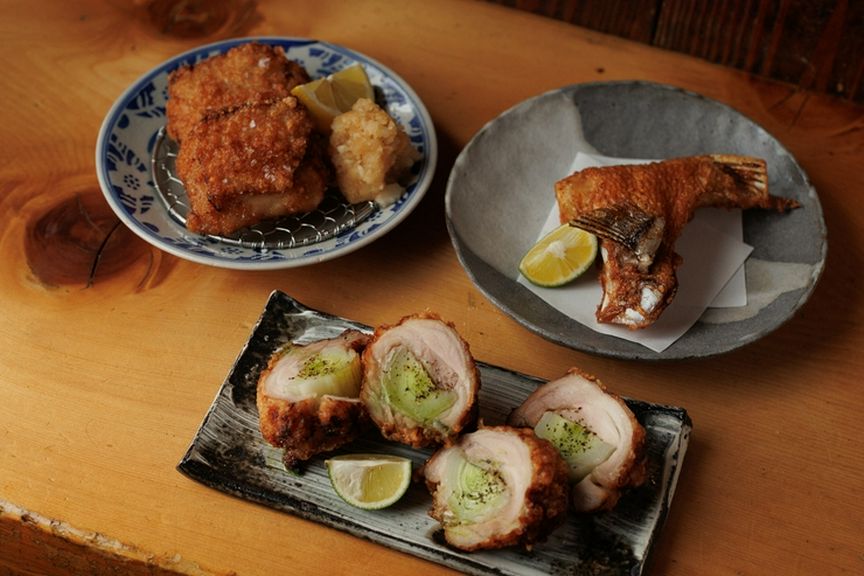 進化した絶品名物からあげは必食！