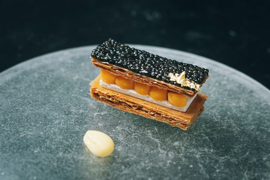 キャビア・ミルフィーユ