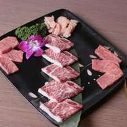 上ミノ・上ロース・上バラ・骨付きカルビ