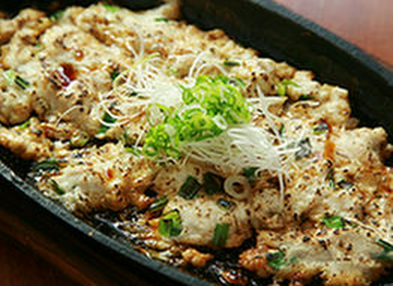 鉄板とりつくね