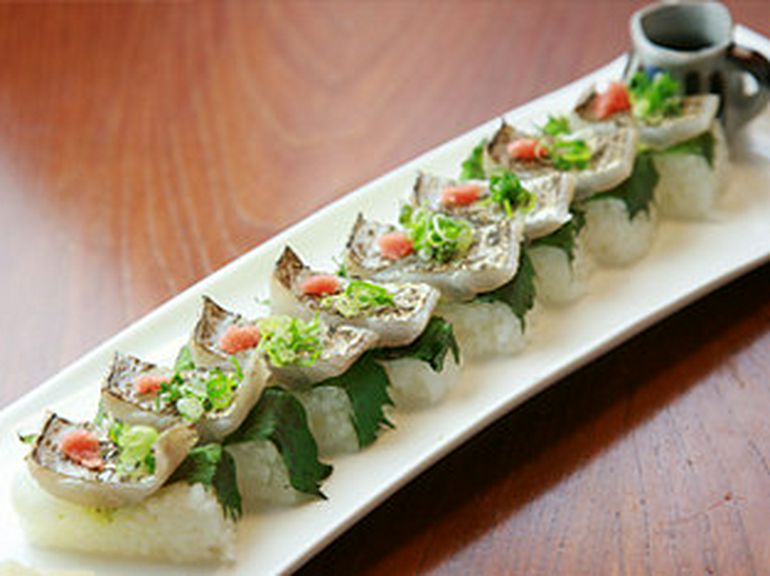 太刀魚の棒寿し