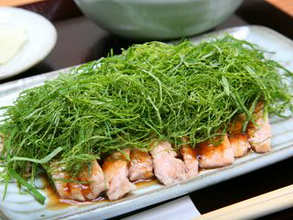 若鶏のしそ焼きです♪