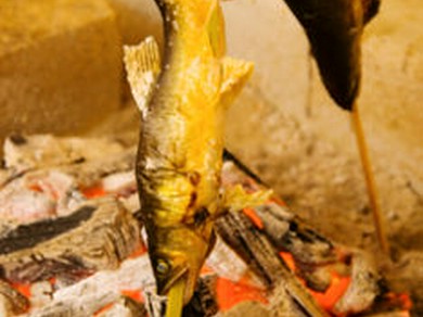 ビールにも良く合う、炉端焼き個室もご準備