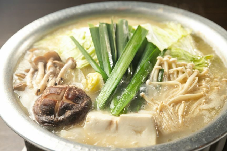 鶏スープ鍋