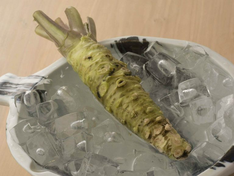 寿司には欠かせない「山葵」もこだわりの素材の一つです