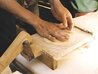 トルティージャも1枚ずつ手作り