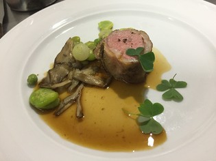 "フランス産 仔羊背中のロースト"