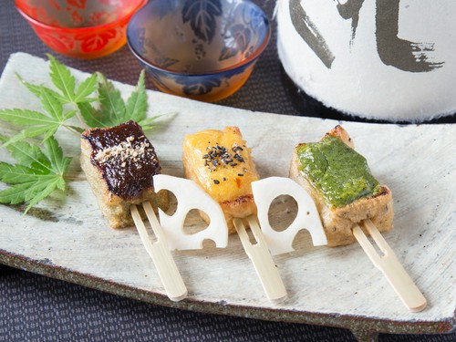 京都から取り寄せた食材を使用