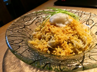 自家製からすみそば