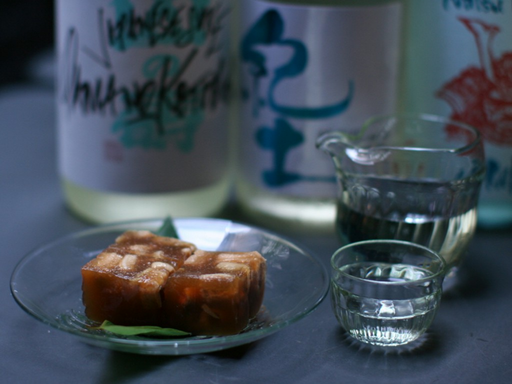  そば前料理と日本酒