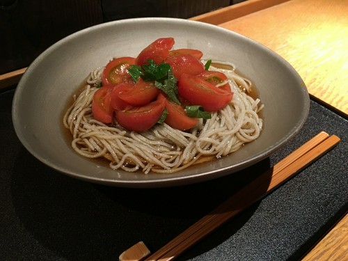 フルーツトマト蕎麦
