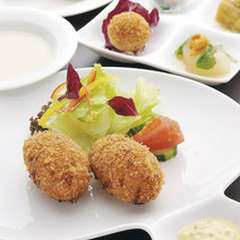 「カニクリームコロッケランチ」1180円